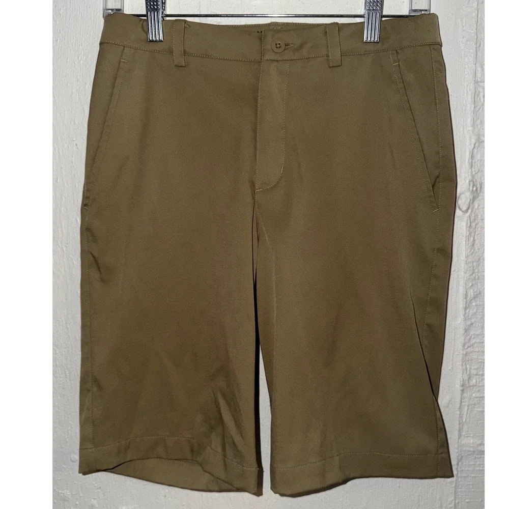 Nike Golf Dri-FIT Boys Khaki Tan Performance Shorts Size Large L